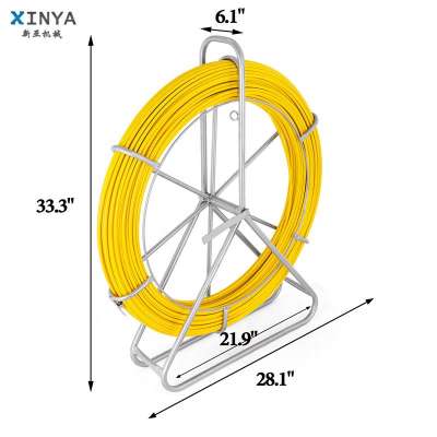 Fish Tape Fiberglass Wire Cable Running Rod Duct Rodder Fishtape Puller /6mm