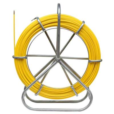 6mm Fish Tape Fiberglass Wire Cable Pulling Running Rod Duct Rodder Puller