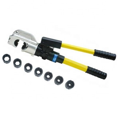 EP-430 cable lug hydraulic hand crimper with safety valve, hexagonal crimp type